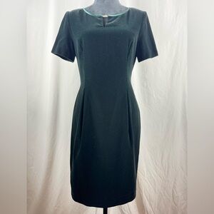 Vintage Maggy London Emerald Green Crushed Velvet Dress